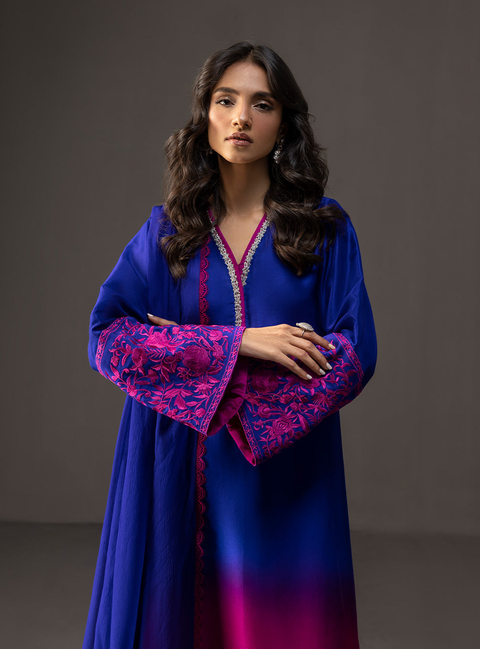 Zainab Chotani Silk Printed 3pc Unstiched (4762)