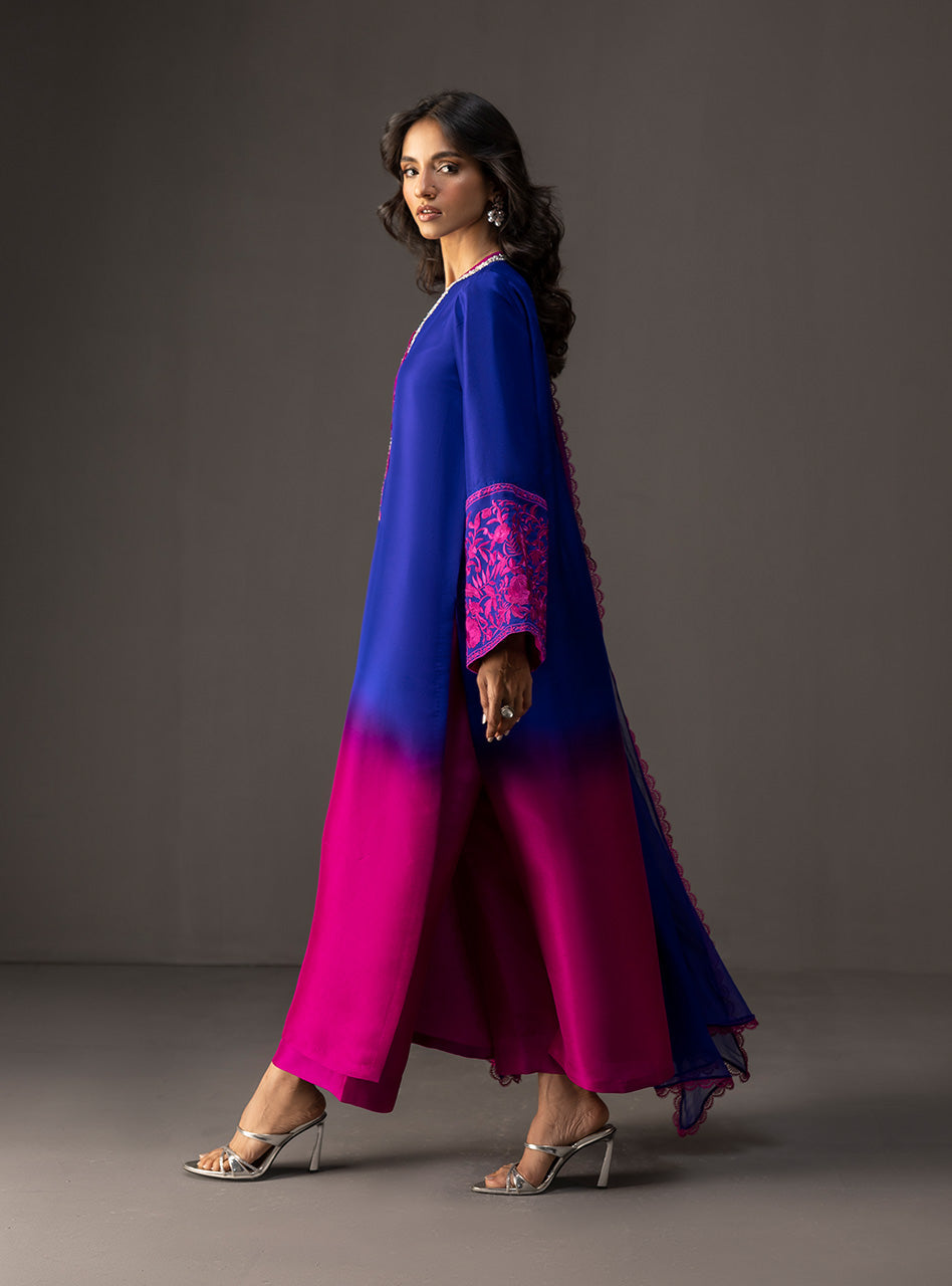 Zainab Chotani Silk Printed 3pc Unstiched (4762)