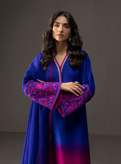 Zainab Chotani Silk Printed 3pc Unstiched (4762)