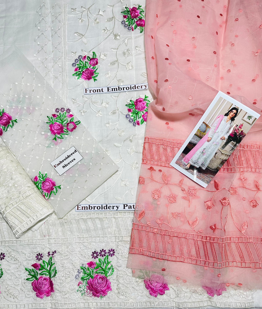 HEAVY EMBROIDERED LAWN 3PC