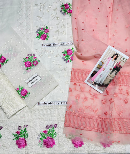 HEAVY EMBROIDERED LAWN 3PC