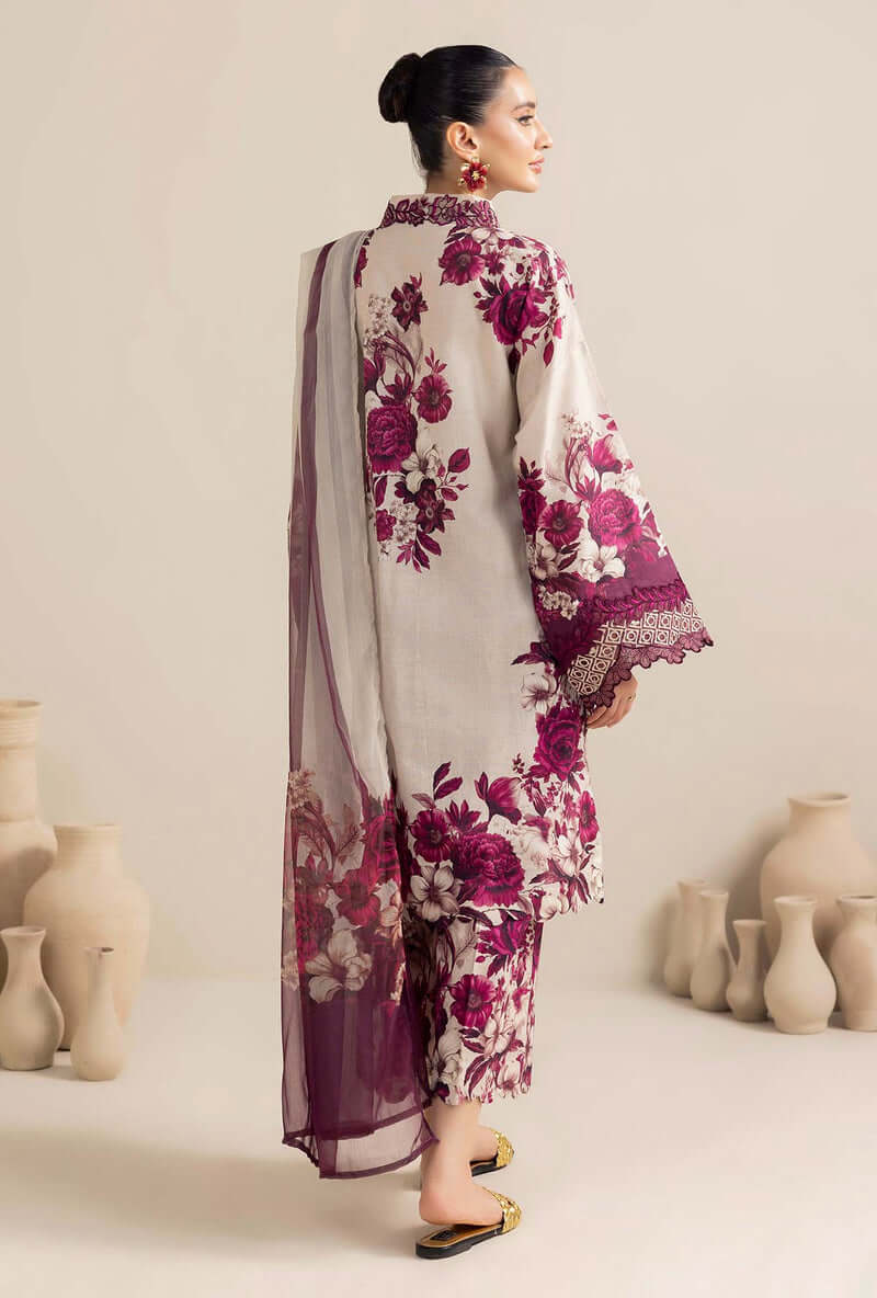 Adan Libas Silk Printed 3pc Unstiched