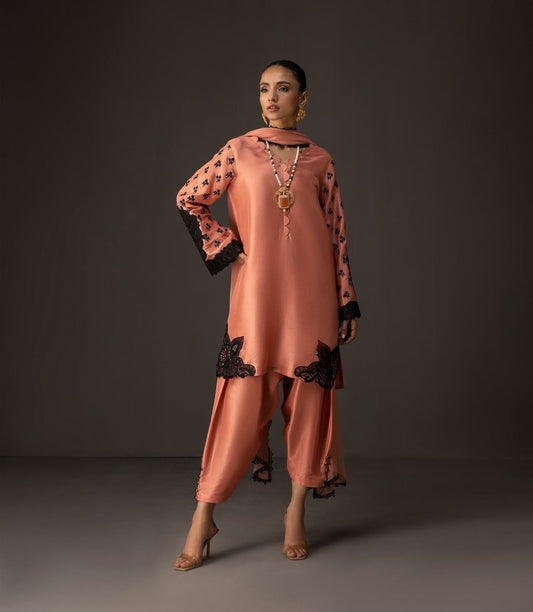 Laila Silk Printed 3pc Unstiched