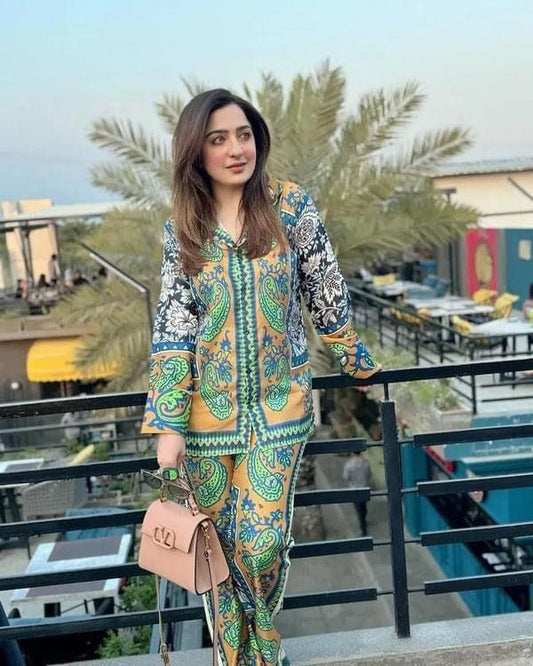 Lulusar Unstiched  Printed Silk (9063)